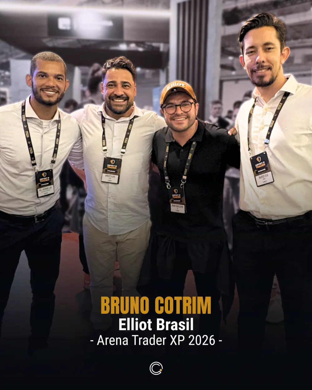 Contador do Investidor em evento — Bruno Cotrim — Elliot Brasil, Arena Trader XP 2026